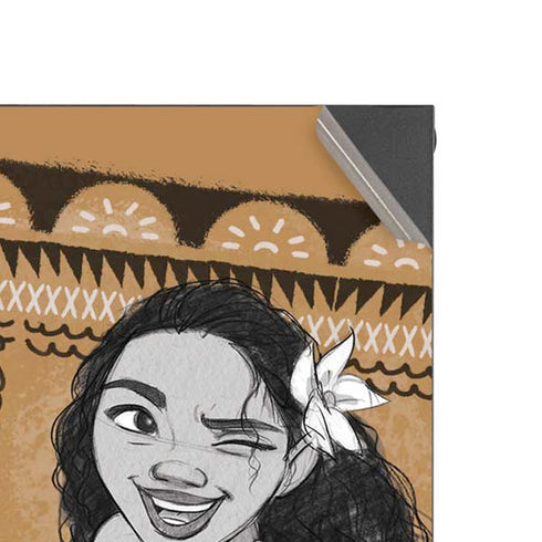 Disney Princess Moana Winking Art XBox Series X Digital Edition Console Skin