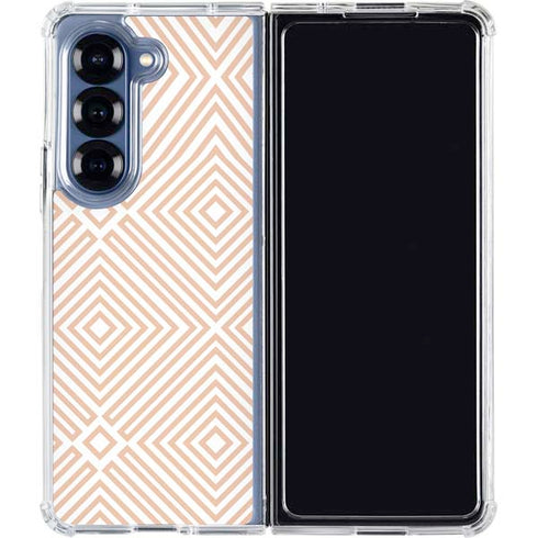 Modern Shapes Galaxy Z Fold6 Clear Case