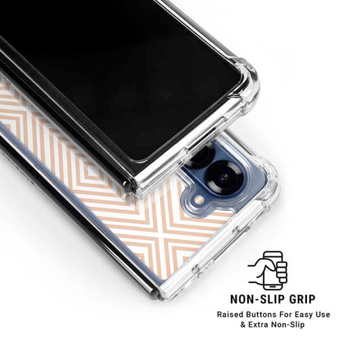 Modern Shapes Galaxy Z Fold6 Clear Case