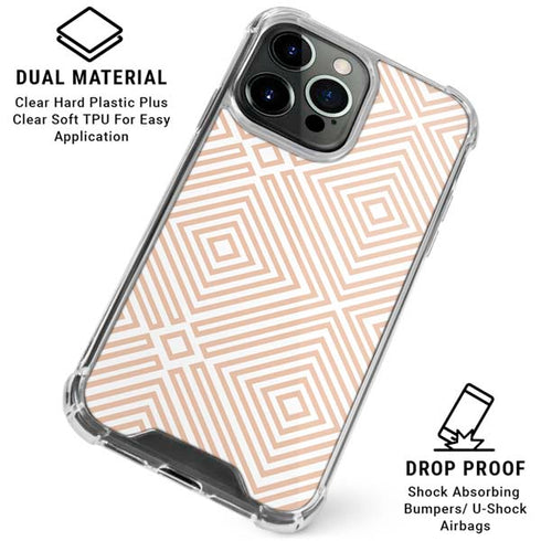 Modern Shapes iPhone 16 Pro Max Clear Case