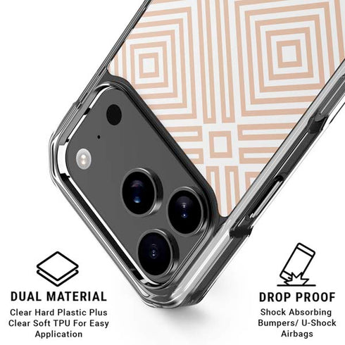 Modern Shapes iPhone 18 Pro Clear Case