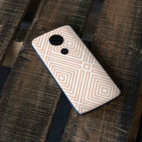 Modern Shapes Moto E5 Plus Skin