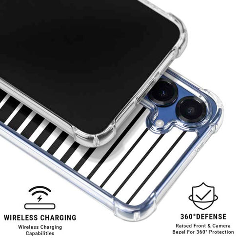 Modern Stripes Galaxy S25 Clear Case