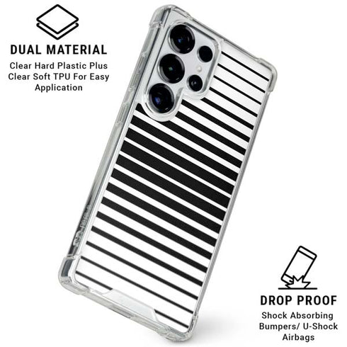 Modern Stripes Galaxy S25 Ultra Clear Case