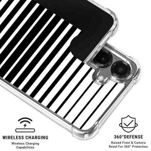 Modern Stripes Galaxy S26 Clear Case
