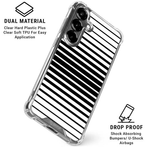 Modern Stripes Galaxy S26 Clear Case