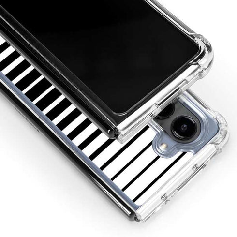 Modern Stripes Galaxy Z Fold5 5G Clear Case