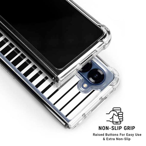 Modern Stripes Galaxy Z Fold6 Clear Case
