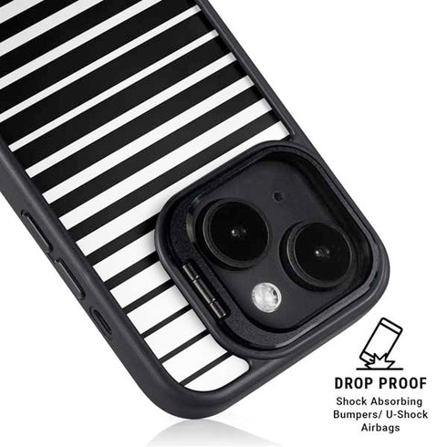 Modern Stripes iPhone 14 Plus Kickstand Case