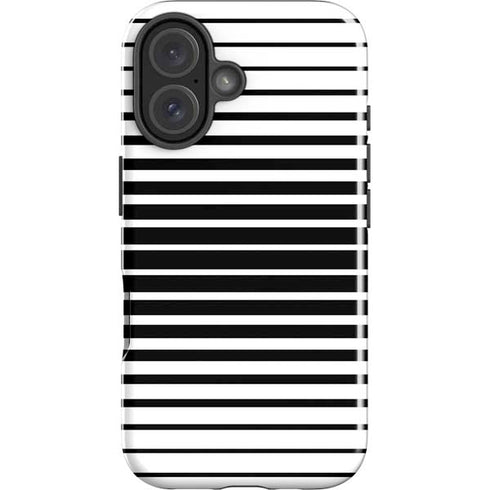 Modern Stripes iPhone 16 Plus Impact Case