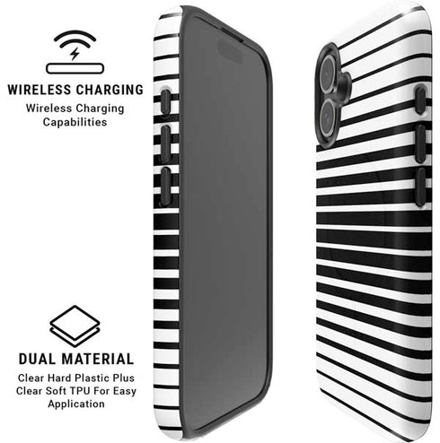 Modern Stripes iPhone 16 Plus Magsafe Impact Case