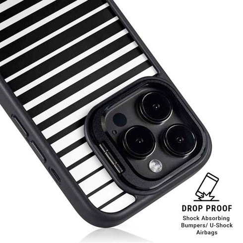 Modern Stripes iPhone 16 Pro Kickstand Case