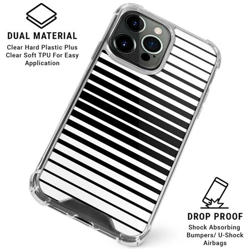 Modern Stripes iPhone 16 Pro Max Clear Case