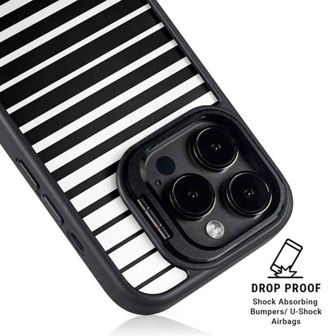 Modern Stripes iPhone 16 Pro Max Kickstand Case