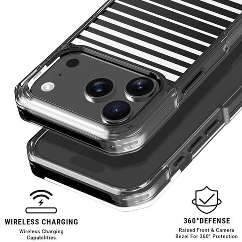 Modern Stripes iPhone 18 Pro Clear Case