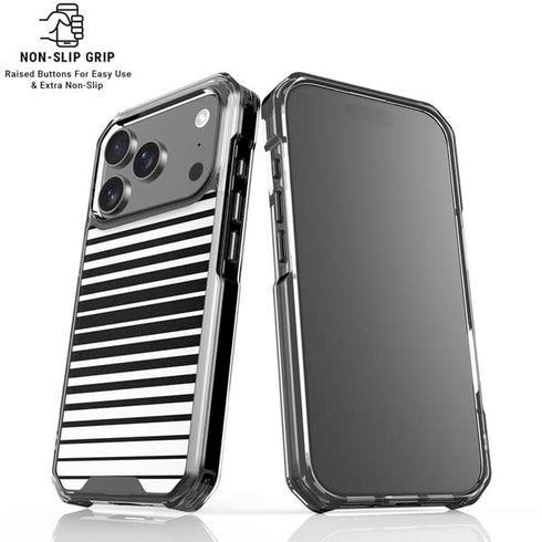 Modern Stripes iPhone 18 Pro Clear Case