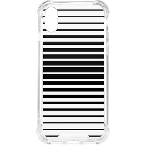 Modern Stripes iPhone XS Clear Case
