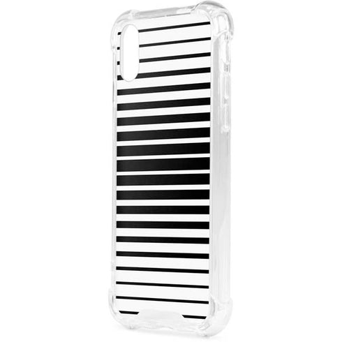 Modern Stripes iPhone XS Clear Case