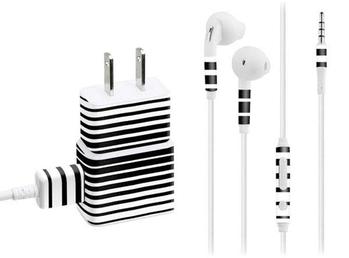 Modern Stripes Phone Charger Skin