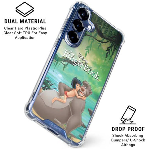 Disney Jungle Book Mogli and Baloo Galaxy S25 FE Clear Case