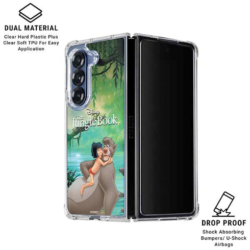 Disney Jungle Book Mogli and Baloo Galaxy Z Fold6 Clear Case