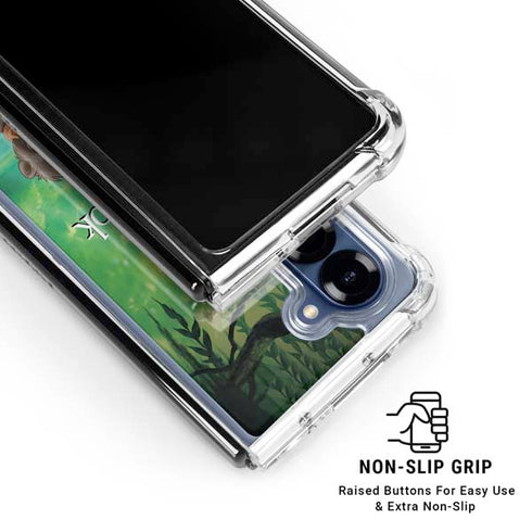 Disney Jungle Book Mogli and Baloo Galaxy Z Fold7 Clear Case