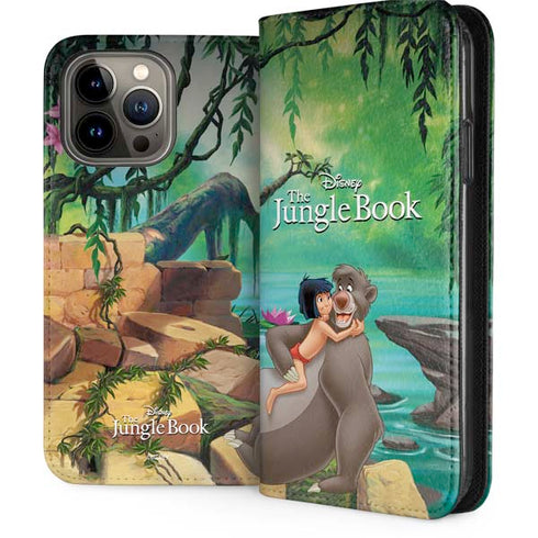 Disney Jungle Book Mogli and Baloo iPhone 13 Pro Max Folio Case