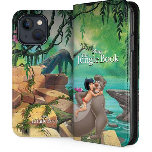Disney Jungle Book Mogli and Baloo iPhone 14 Plus Folio Case