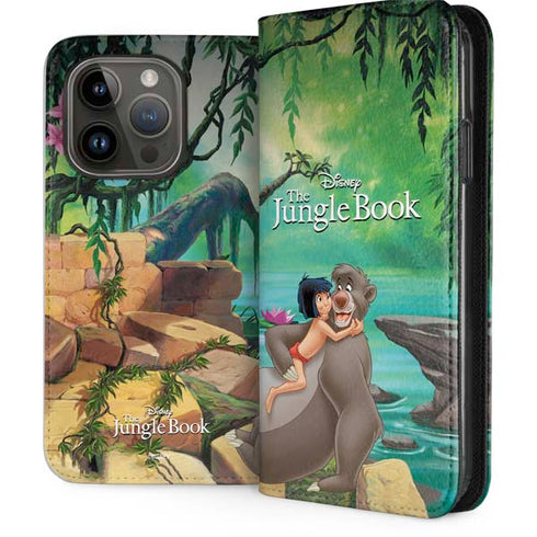 Disney Jungle Book Mogli and Baloo iPhone 14 Pro Folio Case