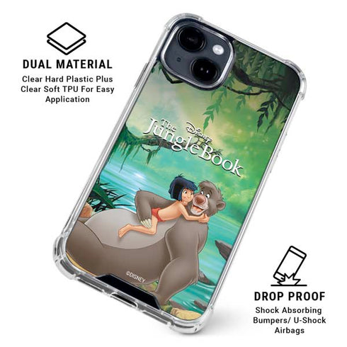 Disney Jungle Book Mogli and Baloo iPhone 15 Clear Case