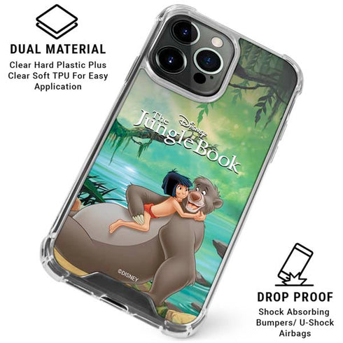 Disney Jungle Book Mogli and Baloo iPhone 16 Pro Max Clear Case