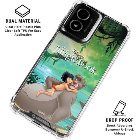 Disney Jungle Book Mogli and Baloo Moto G Power 5G (2024) Clear Case