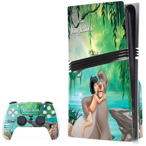 Disney Jungle Book Mogli and Baloo PS5 Pro Disk Bundle Skin
