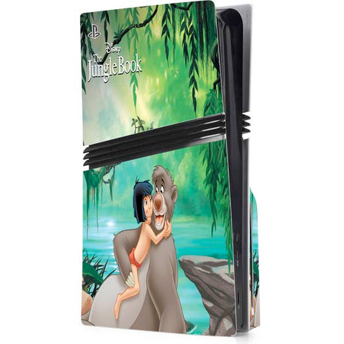 Disney Jungle Book Mogli and Baloo PS5 Pro Disk Console Skin