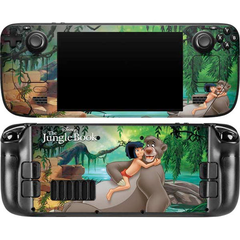 Disney Jungle Book Mogli and Baloo Steam Deck Handheld Gaming Computer OLED Skin