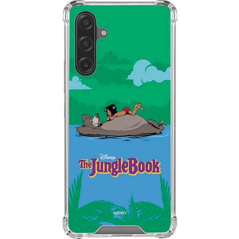 Disney Jungle Book Mogli and Baloo Swim Galaxy A17 Clear Case