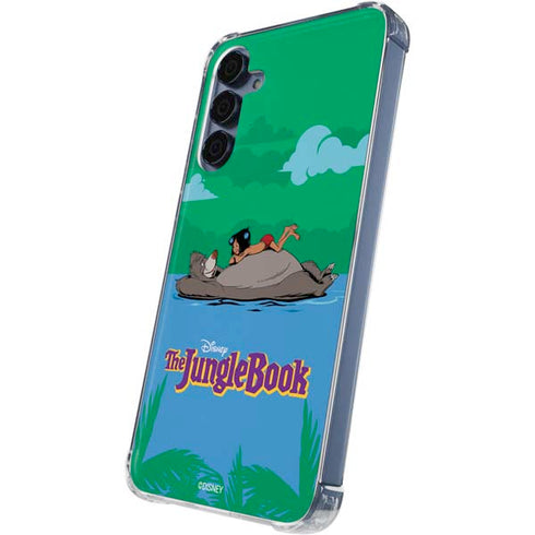 Disney Jungle Book Mogli and Baloo Swim Galaxy A35 5G Clear Case