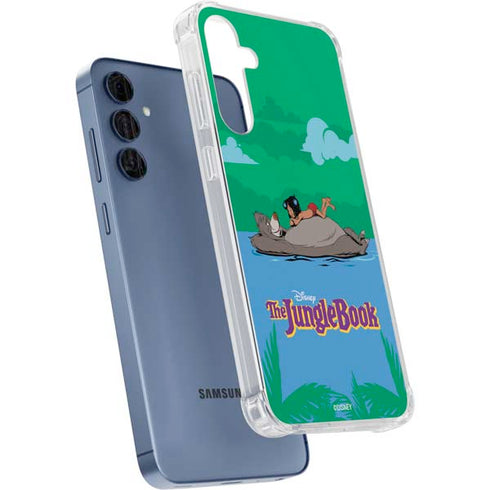 Disney Jungle Book Mogli and Baloo Swim Galaxy A35 5G Clear Case