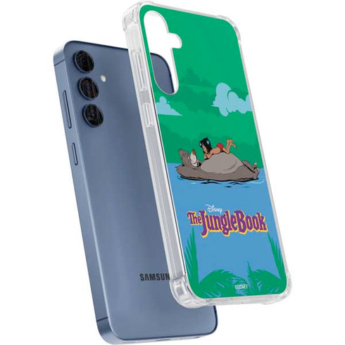 Disney Jungle Book Mogli and Baloo Swim Galaxy A55 5G Clear Case