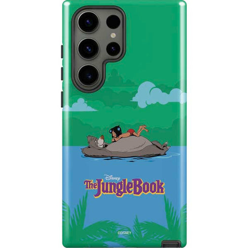 Disney Jungle Book Mogli and Baloo Swim Galaxy S23 Ultra Pro Case