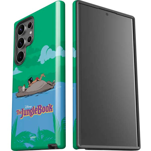 Disney Jungle Book Mogli and Baloo Swim Galaxy S23 Ultra Pro Case