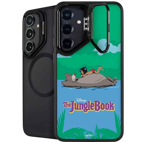 Disney Jungle Book Mogli and Baloo Swim Galaxy S25 Kickstand Case