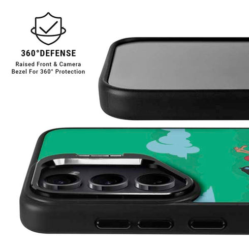 Disney Jungle Book Mogli and Baloo Swim Galaxy S25 Kickstand Case