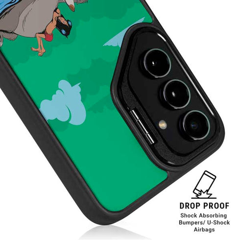 Disney Jungle Book Mogli and Baloo Swim Galaxy S25 Kickstand Case