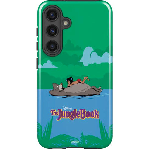 Disney Jungle Book Mogli and Baloo Swim Galaxy S25 Plus Impact Case
