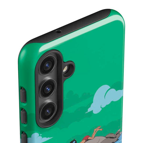 Disney Jungle Book Mogli and Baloo Swim Galaxy S25 Plus Impact Case
