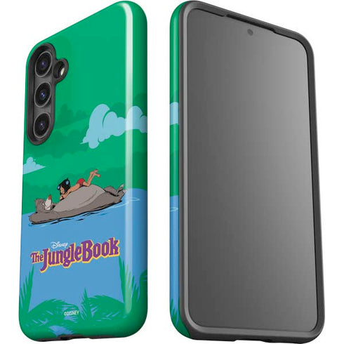 Disney Jungle Book Mogli and Baloo Swim Galaxy S25 Plus Impact Case