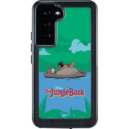 Disney Jungle Book Mogli and Baloo Swim Galaxy S24 Plus Waterproof Case