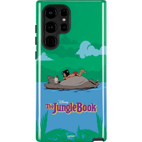 Disney Jungle Book Mogli and Baloo Swim Galaxy S25 Ultra Impact Case