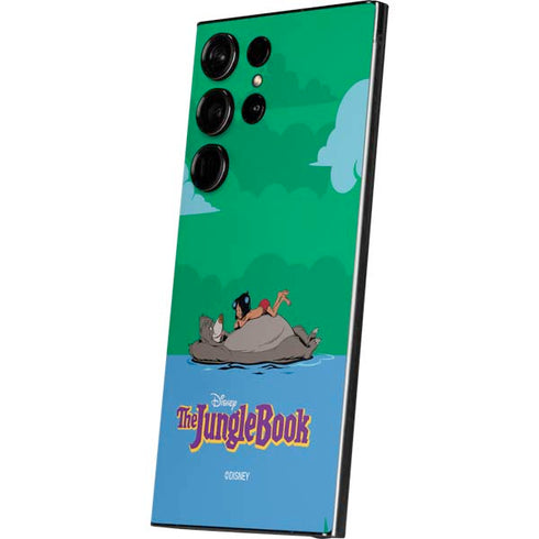 Disney Jungle Book Mogli and Baloo Swim Galaxy S25 Ultra Skin